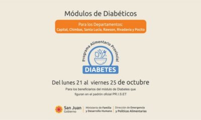 Se viene una nueva entrega de módulos alimentarios para personas con diabetes