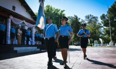 Designaron a los nuevos cuerpos de Bandera en las Escuelas de la Policía de San Juan