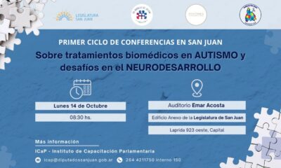 Disertarán sobre tratamientos biomédicos en Autismo y desafíos en el Neurodesarrollo