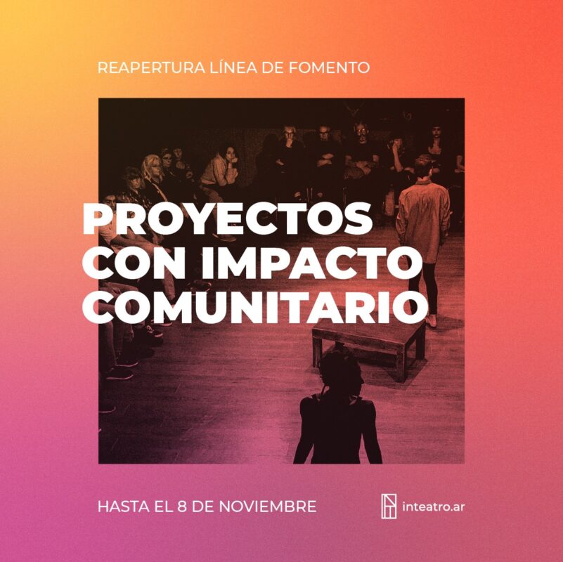 Reapertura de Línea de Fomento 2024 para proyectos con impacto comunitario