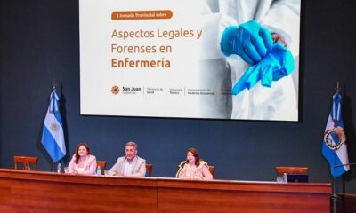 Comenzó la I Jornada Provincial sobre Aspectos Legales y Forenses en Enfermería