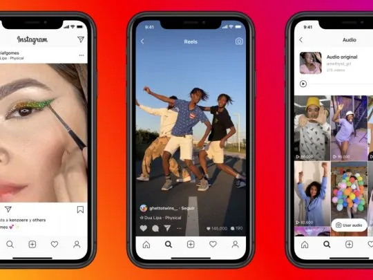 4 aplicaciones fundamentales para crear reels de Instagram.