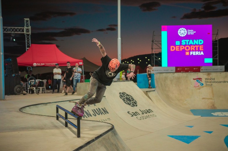 Orrego anunció la reapertura del Skatepark Olímpico