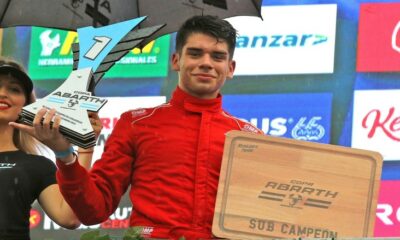 Joaquín Naranjo ganó en la Copa Abarth y fue subcampeón