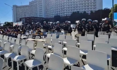 Militarizaron Comodoro Py en la previa de la sentencia a Cristina Kirchner