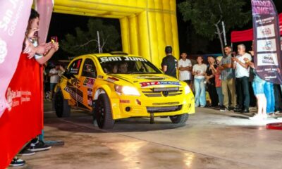 Largada Simbólica del Zonda Rally Show en el Parque de Rivadavia