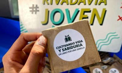 Rivadavia cultiva Vida y Sabiduría: un libro por una semilla