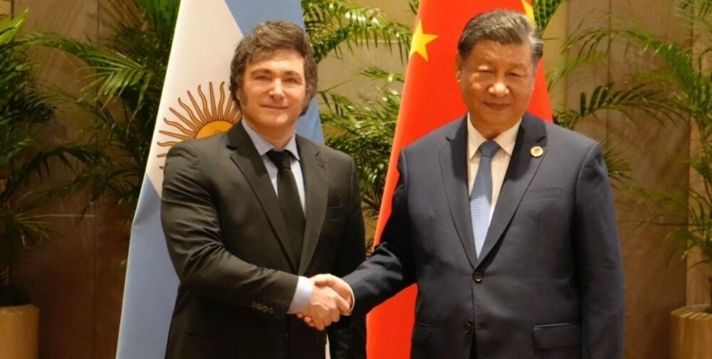 El Presidente mantuvo una reunión bilateral con Xi Jinping en Brasil