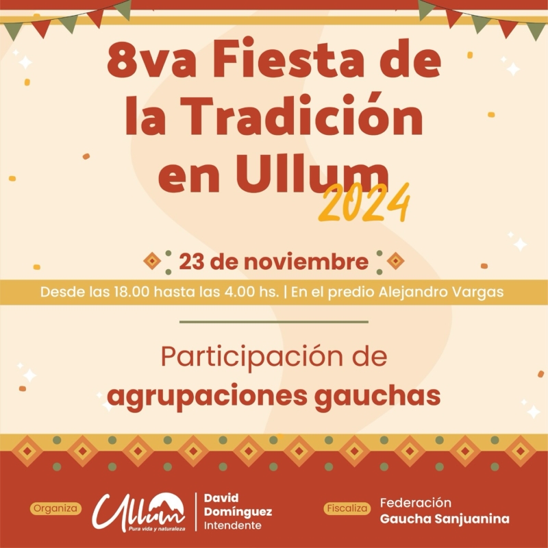 Con Doña Jovita, se viene la 8° Fiesta de la Tradición en Ullum