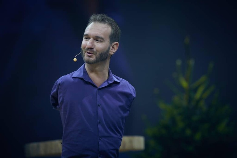 El conferencista motivacional internacional, Nick Vujicic, se presenta en San Juan