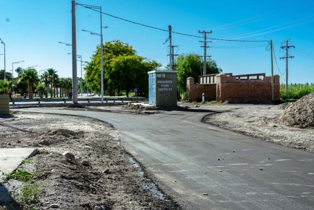 Rivadavia avanza con la construcción del parador del Ciclismo en Marquesado