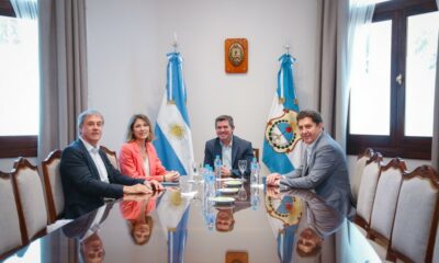 El gobernador Orrego recibió a Isela Constantini