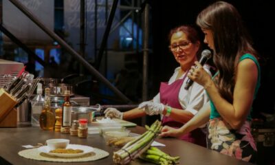 Desde humita en chala y patay a puchero, la cocina en vivo atrapa al público