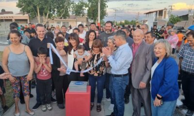 Chimbas: habilitaron las obras de un nuevo playón deportivo y espacio verde