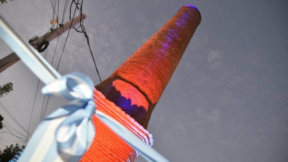 Inauguraron obras de embellecimiento de “La chimenea del Callejón Gómez”