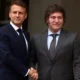 Emmanuel Macron llegó a Olivos y cenó con Javier Milei antes del G20