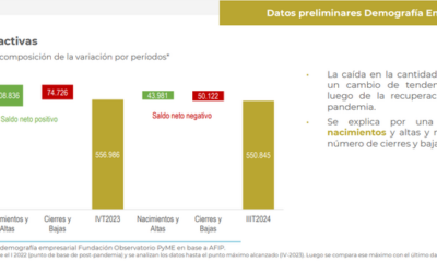 Argentina tiene la misma cantidad de empresas que hace 40 años