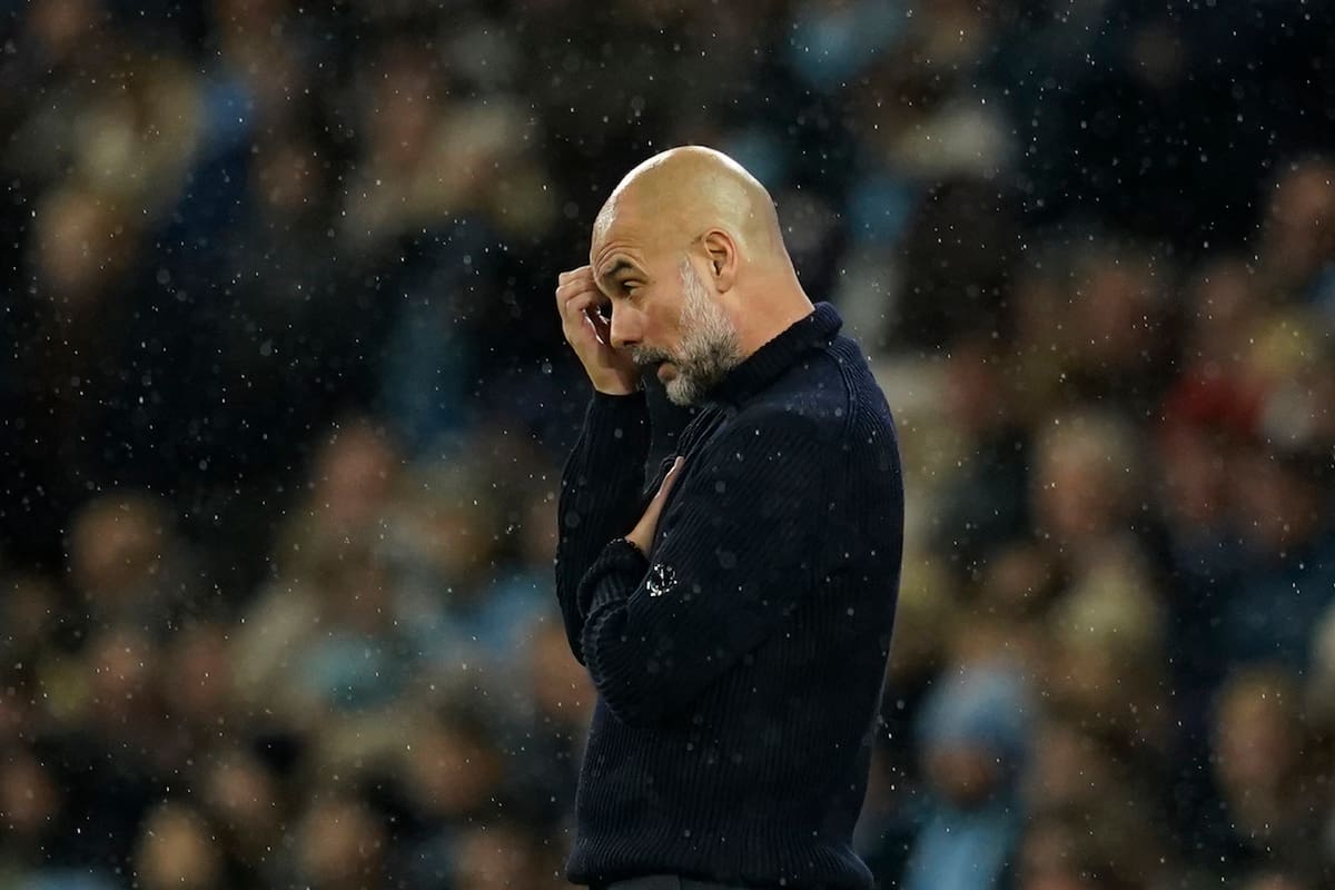 Pep Guardiola, las cinco caídas seguidas, y un examen para el City en la Champions League