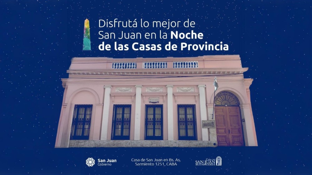 San Juan se muestra al país en Noche de las Casas de Provincia 2024