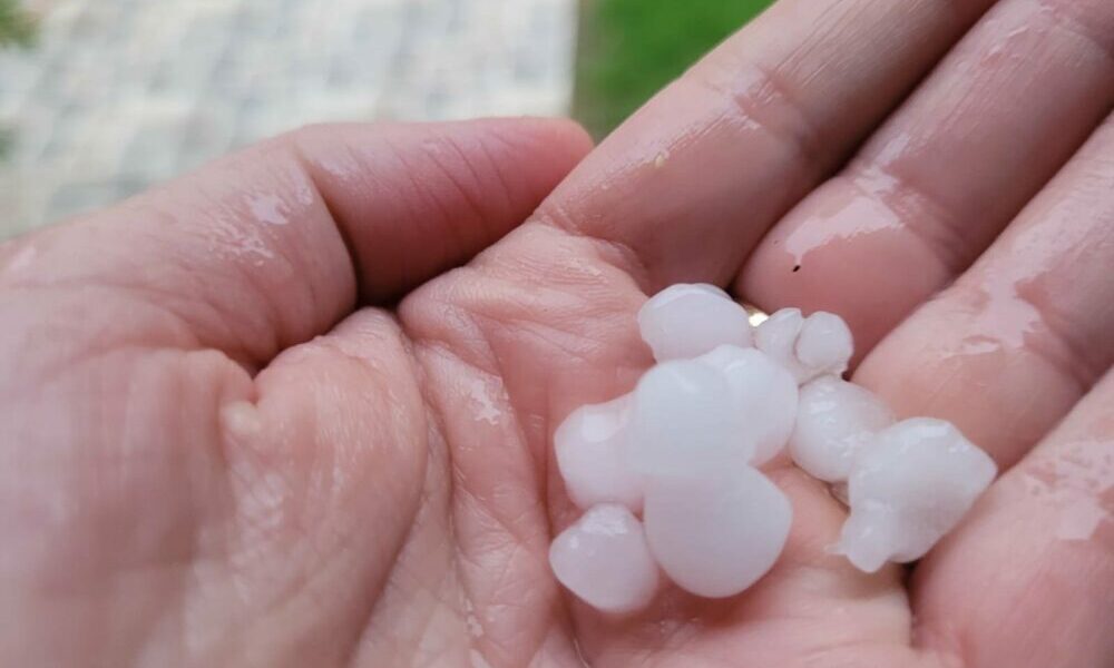 Fuerte tormenta en San Juan: el granizo afectó varios departamentos