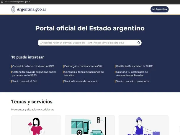 Hackearon el portal Argentina.gob.ar