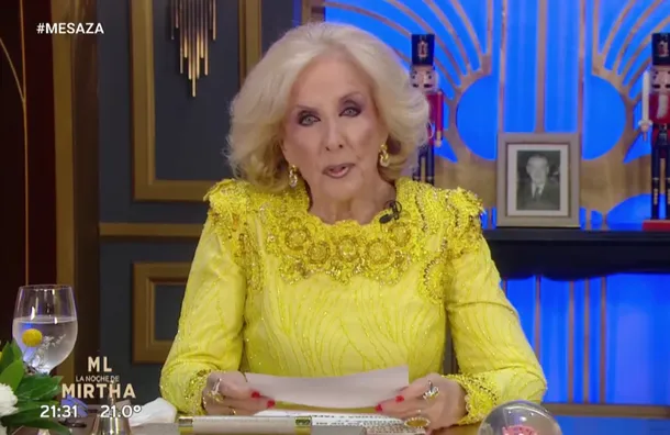 Mirtha Legrand se disculpó con Roberto García Moritán tras su duro cruce: «Se me fue la mano…»