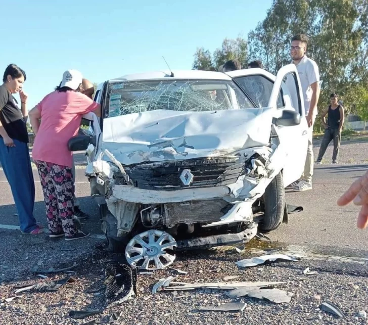 Accidente en la Ruta 40: una mujer es la más grave de los cuatro heridos