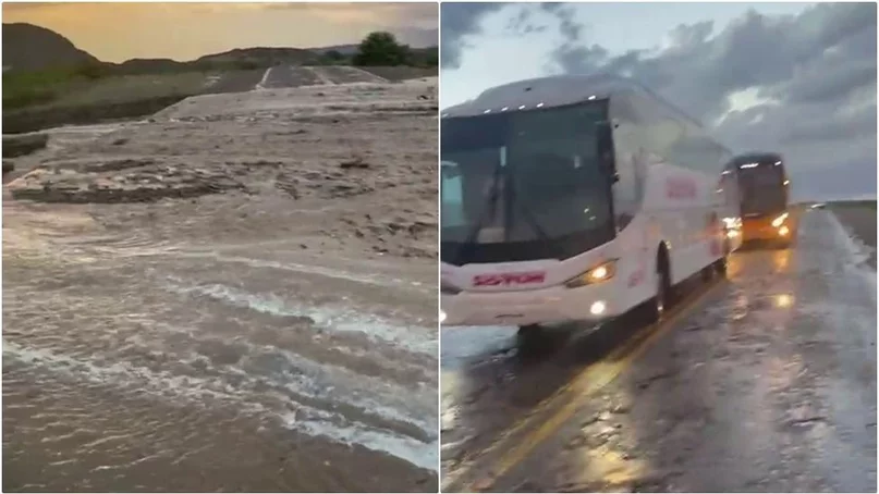 Otra vez, la creciente bajó por los badenes en la zona del Villicum