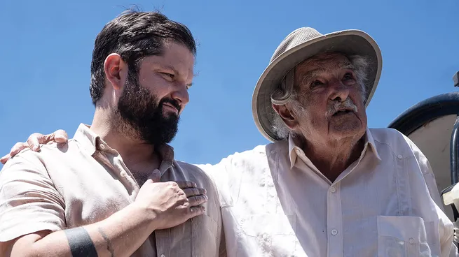 José Mujica destacó la cooperación entre Uruguay y Chile en su reunión con Gabriel Boric