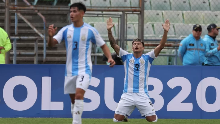 La Selección argentina le ganó 2-1 a Chile en su debut en el Hexagonal Final del Sudamericano Sub 20